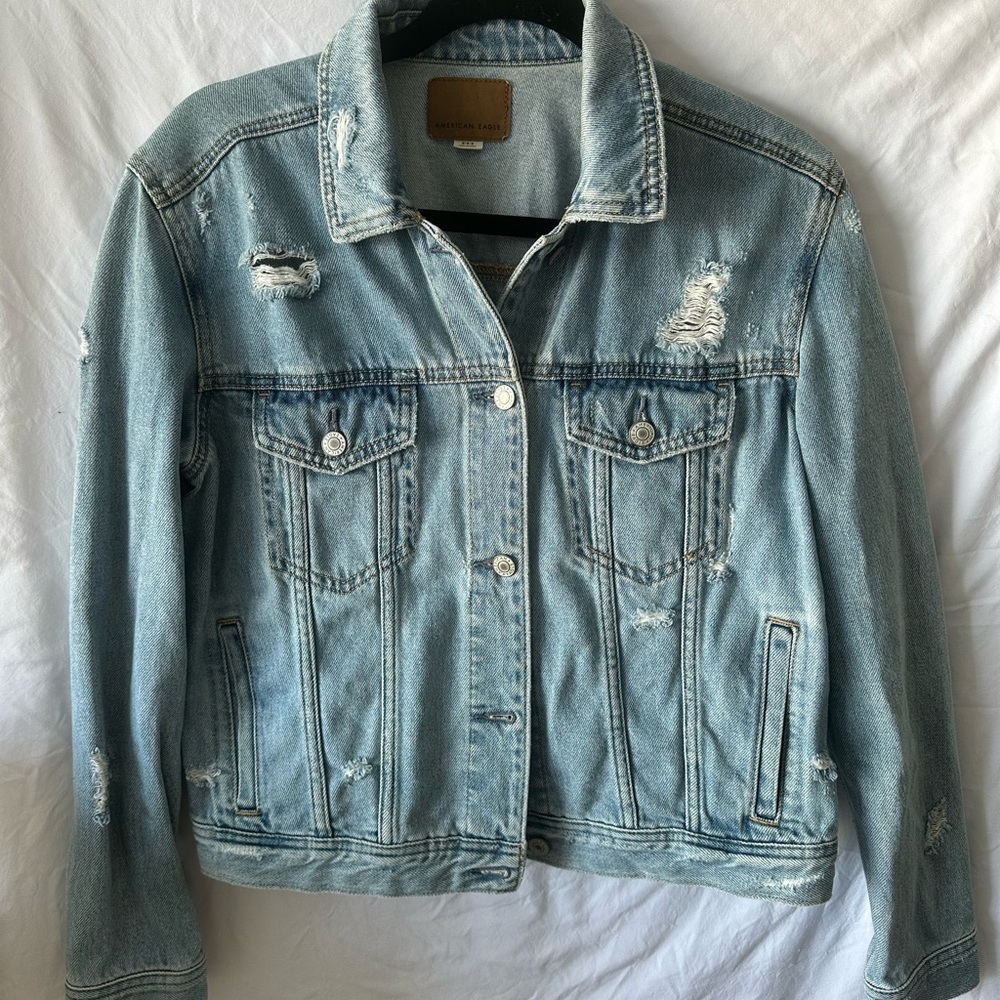 Distressed Denim Jacket
